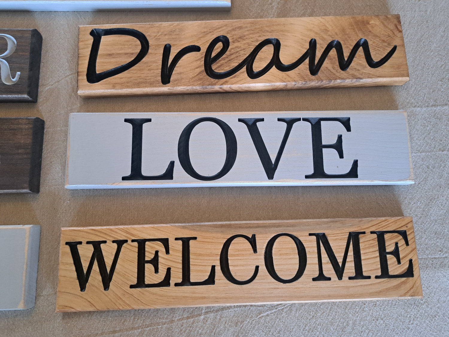 Personalized Rustic Wooden Sign - Custom Carved Home Decor