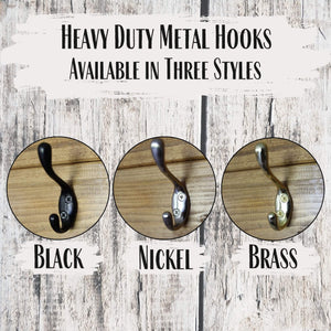 Personalized Family Coat Rack - Light