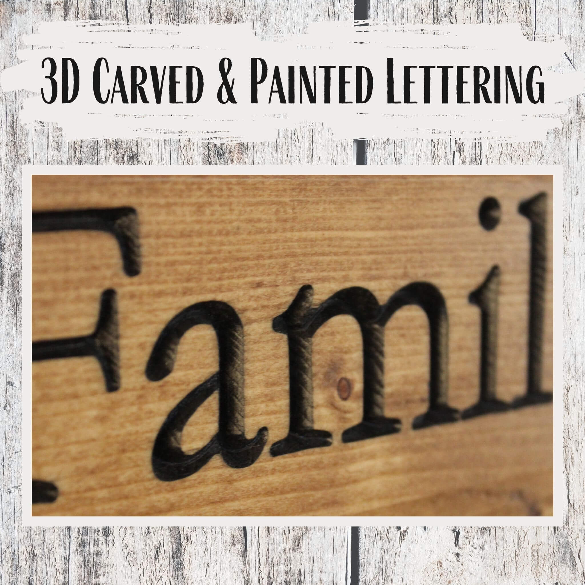 Personalized Family Coat Rack - Light