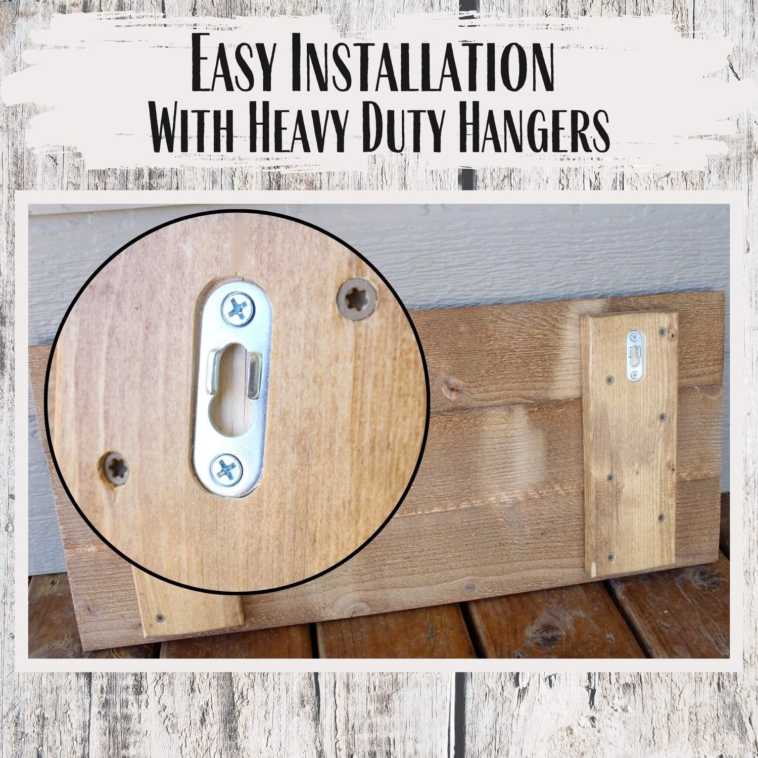 Personalized Family Coat Rack - Dark