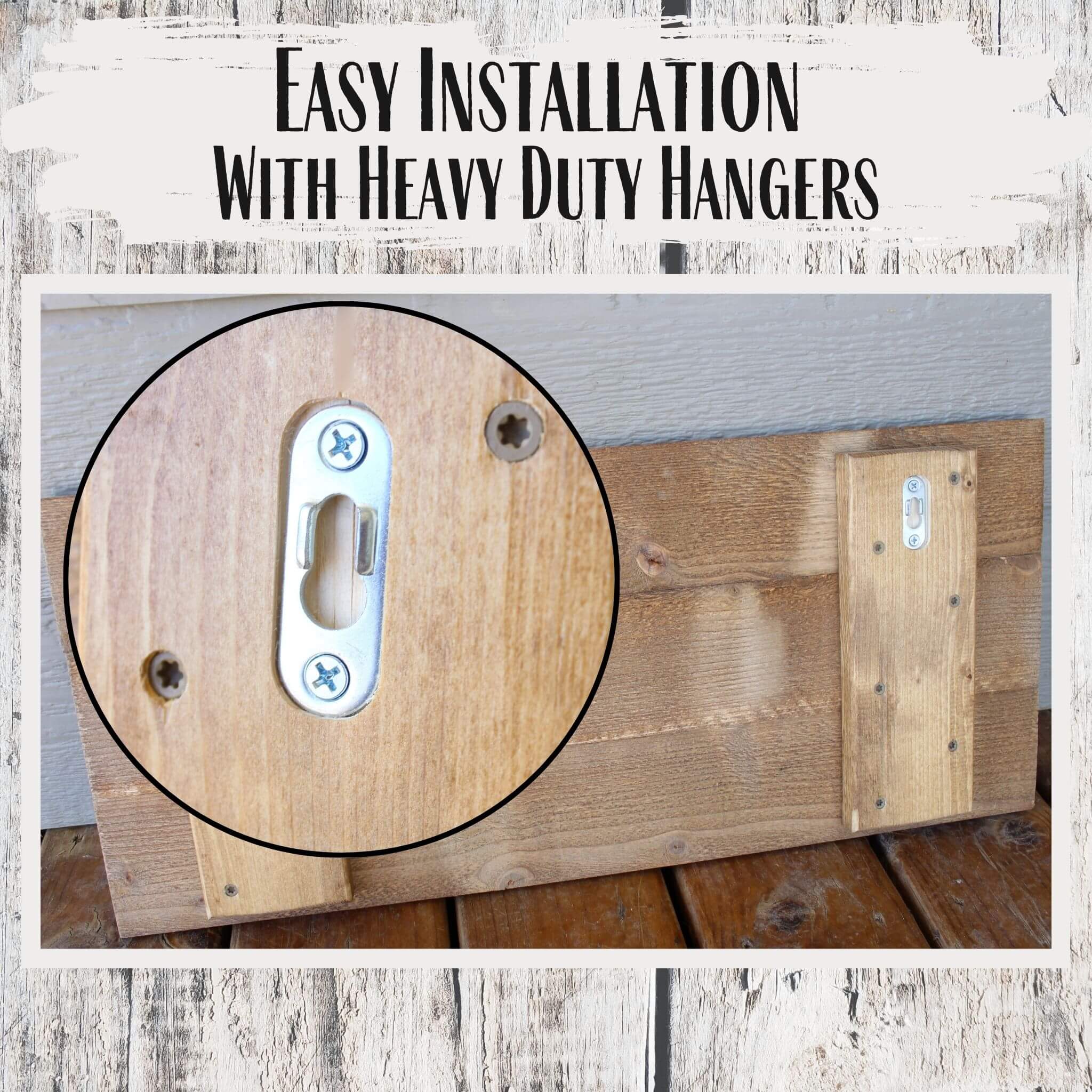 Personalized Family Coat Rack - Dark