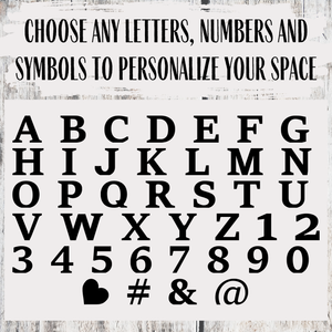 Farmhouse Wood Slat Letters - Light Pine