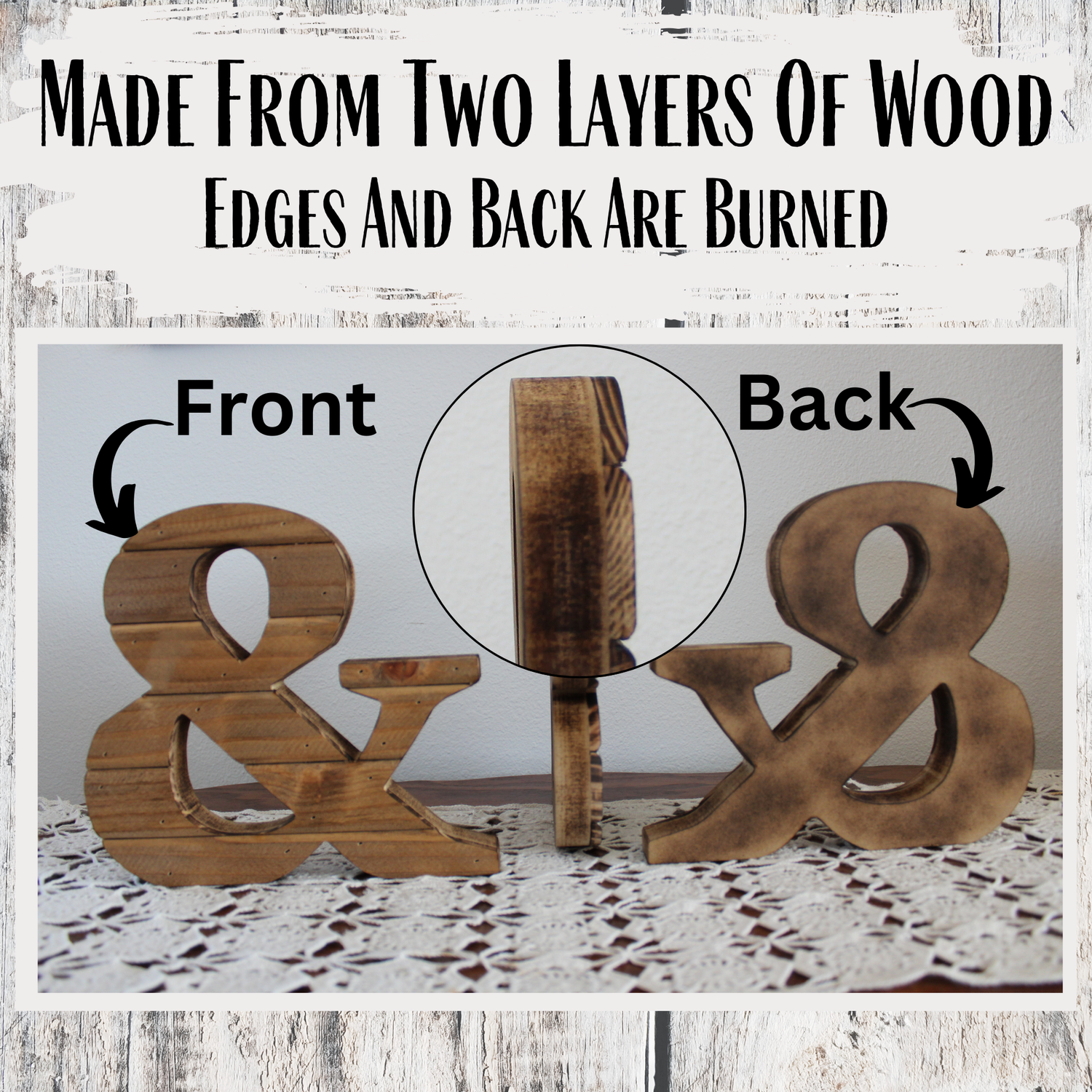 Farmhouse Wood Slat Letters - Light Pine