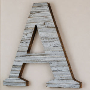 Wood Slat Letters – Wall Hanging Custom Wooden Letters