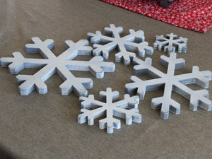 Rustic Wooden Snowflake Ornament