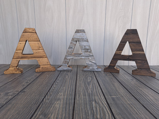 Elevate Your Decor with Handcrafted Wooden Letters: A Perfect Blend of Rustic Charm and Personalized Style