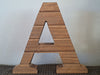 Rustic Wood Letters Light Pine