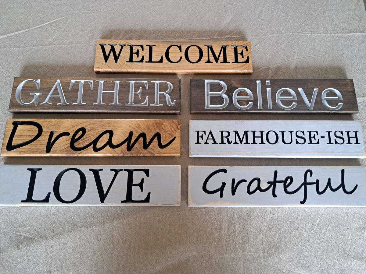 Personalized Rustic Wooden Sign - Custom Carved Home Decor – Rustic ...