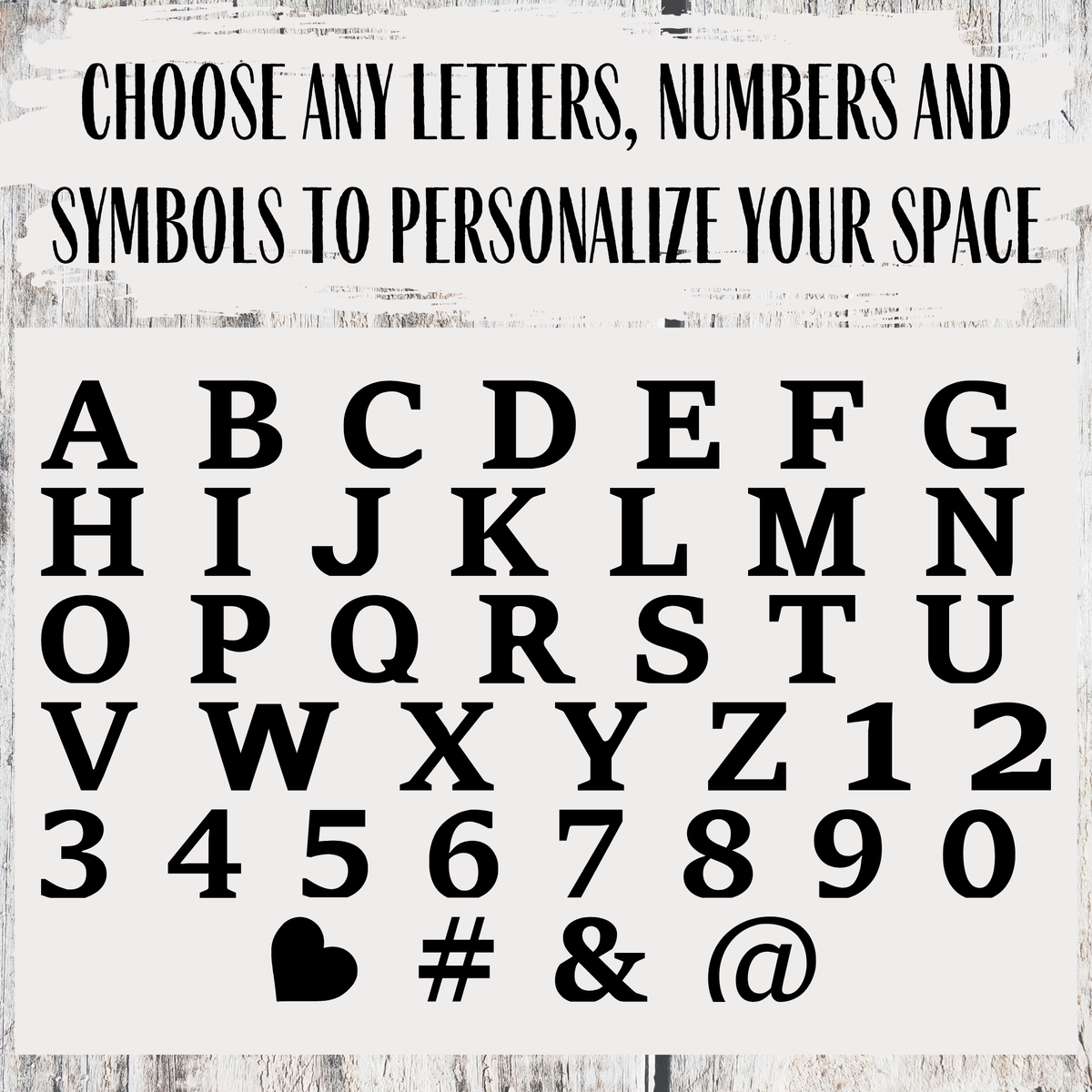 Rustic Farmhouse Letters Wooden Letters – Rustic Brook Farm