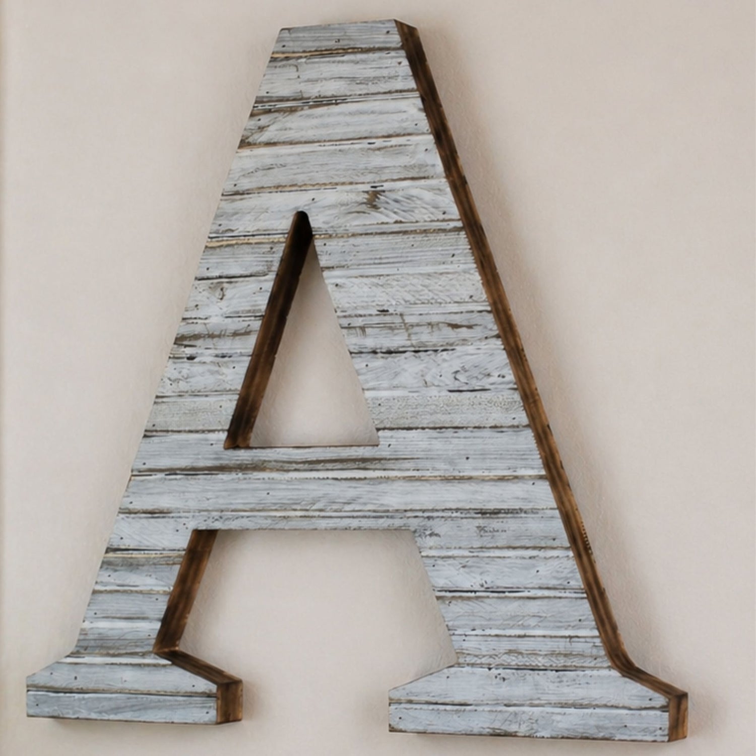 Wood Slat Letters – Wall Hanging Custom Wooden Letters