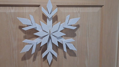 Handcrafted Cedar Wooden Snowflake